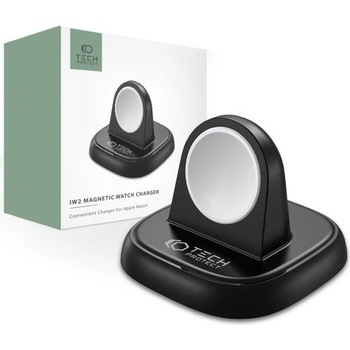 Tech-Protect Преносима поставка (пад) за зареждане на Apple Watch - Tech-Protect QI3W-IW3 Apple Watch Charger (черен) (THP1683)