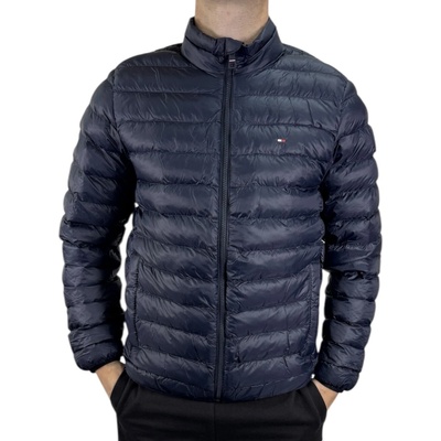 Tommy Hilfiger bunda pánska prechodná MW0MW34952 tmavomodrá