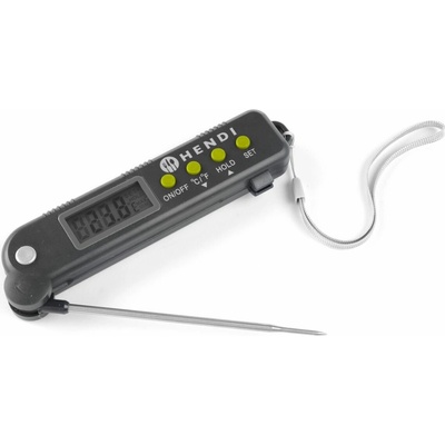Hendi Teplomer so skladacou sondou, -50/300˚C, 160x40x(H)25mm