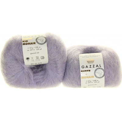 Gazzal Super Kid Mohair 64413 světle fialková
