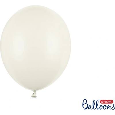 STRONG BALLOONS BALÓNKY pastelové 27 cm sv. krémové