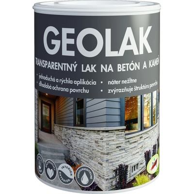 PAM GEOLAK Transparentný lak na betón a kameň lesklý 3l