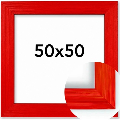 Fotorámeček Lenna Rozměr: 50 x 50 cm, Barva: Oranžová, Typ zasklení: Plexi
