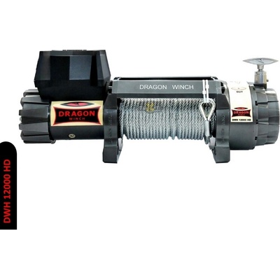 DRAGONWINCH Naviják Dragon Winch Highlander DWH 12000 HD, 12V, Ocelové lano
