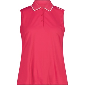 CMP Дамска поло тениска CMP Women's Polo Sleeveless Polo shirt - Magenta - размер 38 (EU) (916-1605-1013)