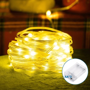 Aigostar - LED верига 50 LED, 3xAA, 5, 3m, топла бяла светлина (AI1324)