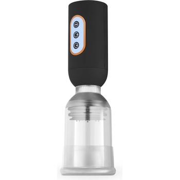 CRUIZR cs07 - акумулаторна, вибрационна пенис помпа (черен-прозрачен)