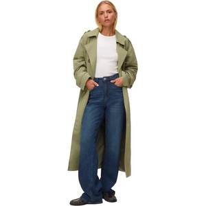 VERO MODA Палто Vero moda Chloe Long trench coat - Green (Oil Green)