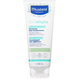 Mustela Bébé успокояващ почистващ гел за атопична кожа 200ml