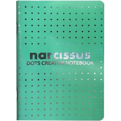 Narcis sešit DOTS A5 60l 80g zelený