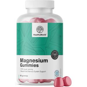 HealthyWorld Магнезий 165 mg - 90 гумени сладки