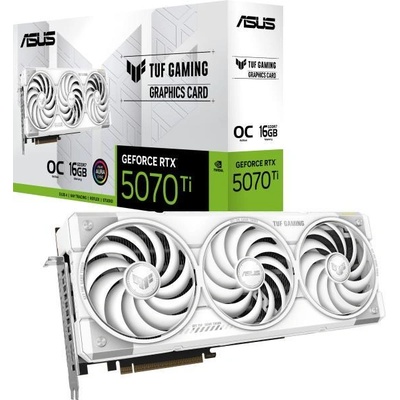 ASUS TUF Gaming GeForce RTX 5070 Ti WHITE OC 16GB GDDR7 256bit (TUF-RTX5070TI-O16G-WHITE-GAMING)