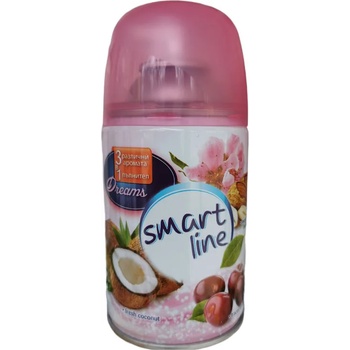 SMART LINE ароматизатор, Пълнител за машина, 3 аромата, Dreams, 260мл