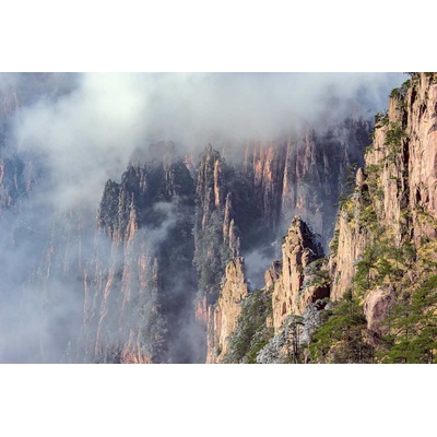 DIMEX ART Флизелинов фототапет облаци над върхове 375 x 250 см