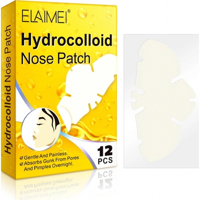 Elaimei Hydrocolloid Nose Patch náplaste na nos 12 ks