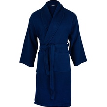 The One Towelling župan Waffle Bathrobe navy