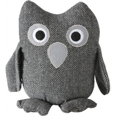 Boltze Home Dveřní zarážka sova 1 kg šedá