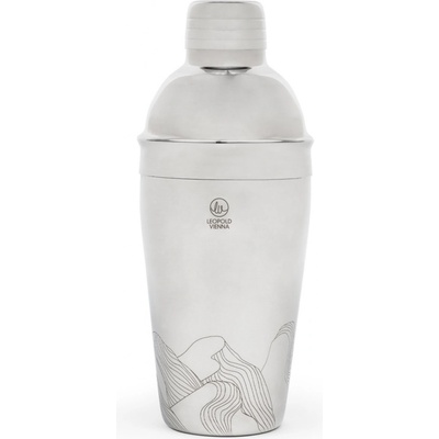 Šejkr na koktejly MOUNTAINS 500 ml, stříbrná, nerezová ocel, Leopold Vienna