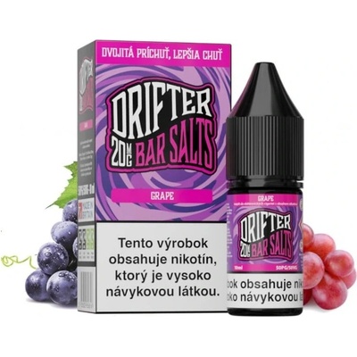 Juice Sauz Drifter Bar Salts Grape 10 ml 10 mg