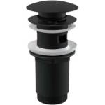 Alca - Сифон за умивалник, ClickClack, матово черно A392BLACK (A392BLACK)