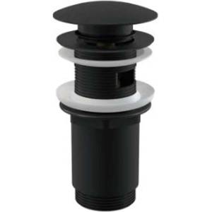 Alca - Сифон за умивалник, ClickClack, матово черно A392BLACK (A392BLACK)