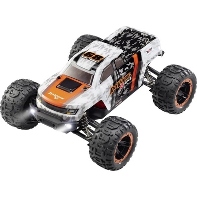 Reely RaVage 4x4 V2 oranžová / biela komutátorový RC model auta elektrický monster truck 4WD 4x4 RtR 2,4 GHz vr. 1:16