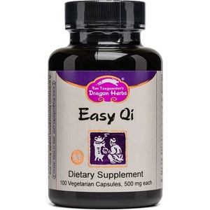 Dragon Herbs Енергизираща формула при стрес и напрежение - Easy Qi, 100 капсули (001306 (130) DH)