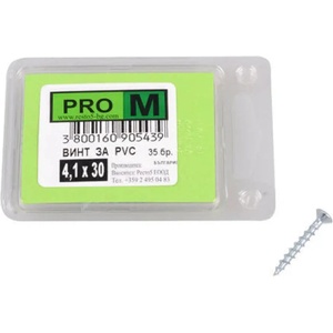 Pro m ВИНТ ЗА ПВЦ 4.1x30 ММ pro m 35 БРОЯ (3800160905439)