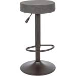 Bizzotto БАР СТОЛ piper 35x35x64-85cm СИВ (0733337)