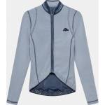 CafÉ du cycliste Дамска фланелка с дълъг ръкав за колоездене CAFÉ DU CYCLISTE Women's Emilie Cycling jersey - Cold Dye Denim Blue (156-3135-0315)