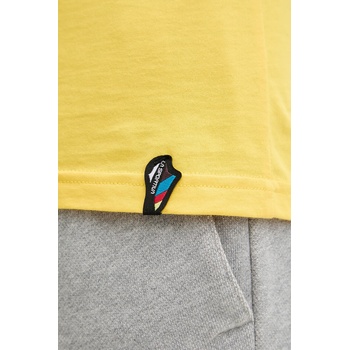 La Sportiva Памучна тениска LA Sportiva Dawn Wall в жълто с принт ZACT201 (ZACT201)