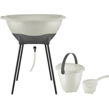 BabyJem Елегантен комплект за къпане от 3 части BabyJem - Sand Beige (696)