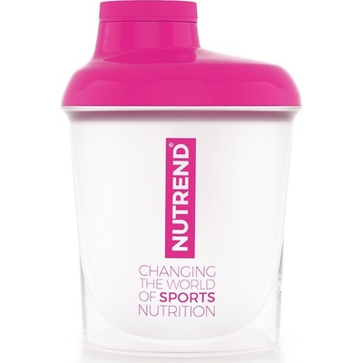 Nutrend Šejkr průhledný-růžový 300ml.