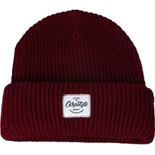 Carpstyle zimní čepice beanie burgundy