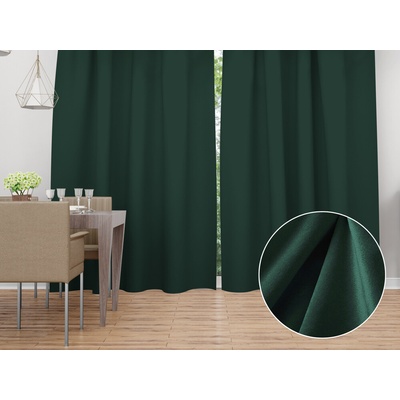 Biante Zamatový záves Velvet Prémium SVP-044 Lesná zelená - šírka 270 cm 270x200 cm
