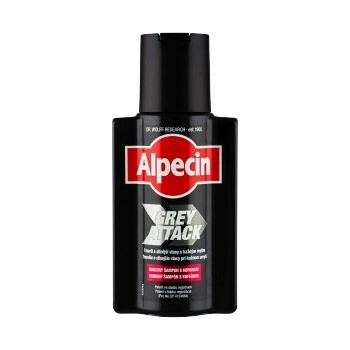 Alpecin Grey Attack černý kofeinový šampon proti šedinám 200 ml