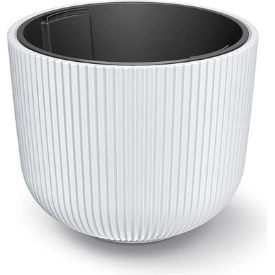 Prosperplast Květináč plast bílý 46,9 x 46,9 x 38,5 cm