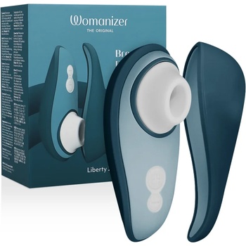 Image 1 of Клитор стимулатор, задоволително засмукване - Womanizer Liberty 2 Blue (D-238120)