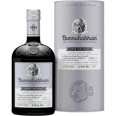 Bunnahabhain Feis Ile 2023 Canasta Cask 51.2% 0,7 l (tuba)