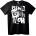 NOONEBRAND Тениска Бла-бла-бла - 4XL, Black