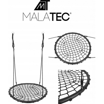Malatec 9966 hojdacie kruh 100 cm čierna
