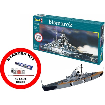 Revell Battleship Bismarck STARTER KIT 1:1200