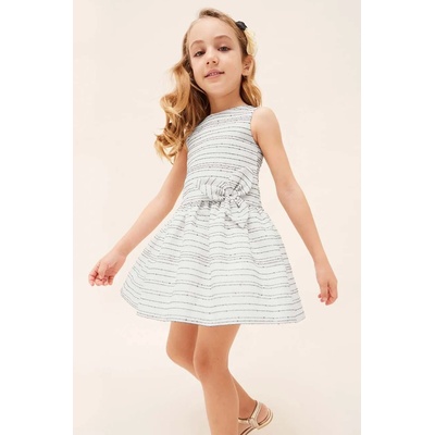 Mayoral Детска рокля Mayoral в бяло къс модел разкроен модел (3919.6C.MINI.G)