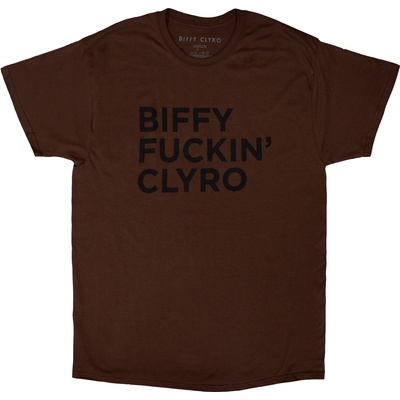 Biffy Clyro Biffy Fucking Clyro Brown M Риза (<![CDATA[BCTS10MBR02]]>)