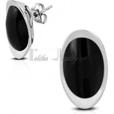 Talitha Дамски обеци с черен корал