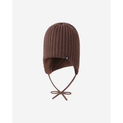 Extra teplá čiapka zo % Merino vlny s fleecovou podšívkou Reima Myssytys umber brown