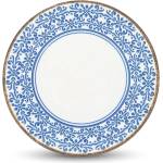 BonBistro Бяла/синя порцеланова чиния ø 27 cm Azul - BonBistro (740423)