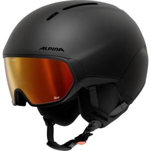 Alpina Ски каска Alpina Vizzard Q-Lite S2 Ski helmet - Black Matt / Red - размер 55-59 cm (418-1505-0112)