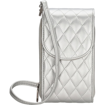 Beagles Rebelle crossbody kabelka na telefón strieborná