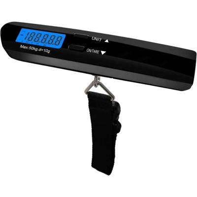 Sapir Дигитален кантар за багаж sapir sp 1652 a, До 50 кг, lcd дисплей, Черен (1652100001)